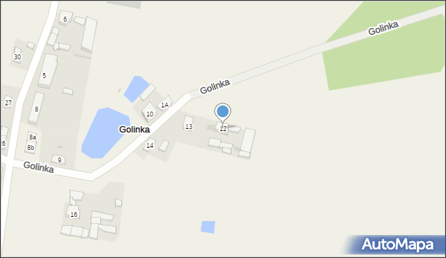 Golinka, Golinka, 12, mapa Golinka