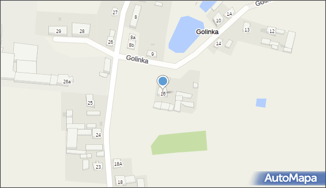 Golinka, Golinka, 16, mapa Golinka