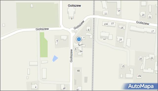 Goliszew, Goliszew, 7A, mapa Goliszew