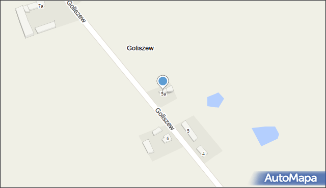 Goliszew, Goliszew, 5a, mapa Goliszew