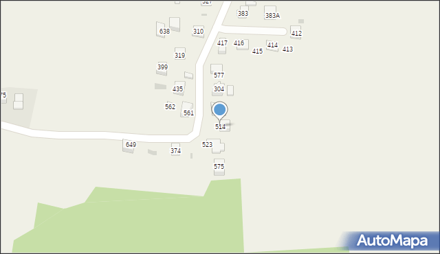 Golkowice, Golkowice, 514, mapa Golkowice