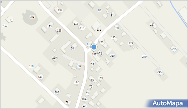 Gołkowice Górne, Gołkowice Górne, 183, mapa Gołkowice Górne