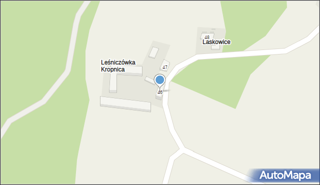 Golnice, Golnice, 46, mapa Golnice