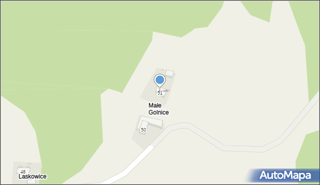 Golnice, Golnice, 51, mapa Golnice