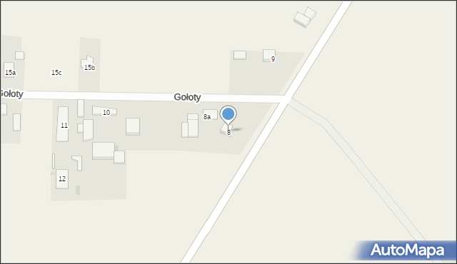 Gołoty, Gołoty, 8, mapa Gołoty