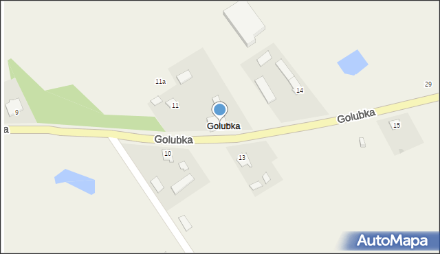 Golubka, Golubka, 12, mapa Golubka