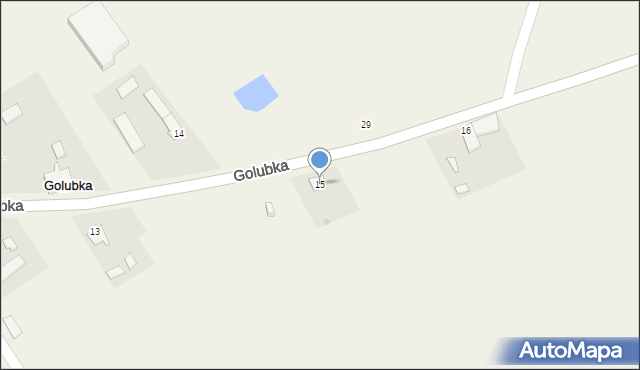 Golubka, Golubka, 15, mapa Golubka
