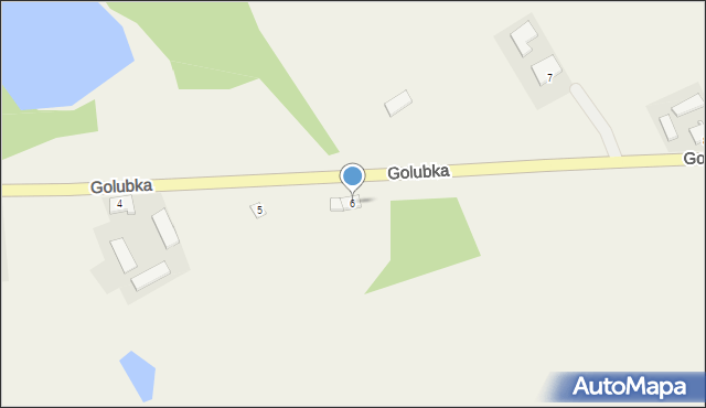 Golubka, Golubka, 6, mapa Golubka