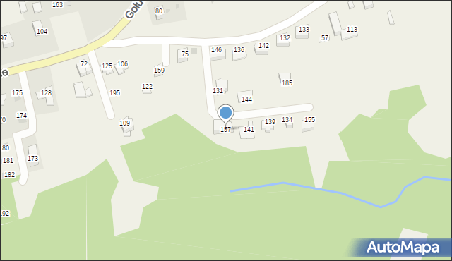 Gołuchowice, Gołuchowice, 157, mapa Gołuchowice
