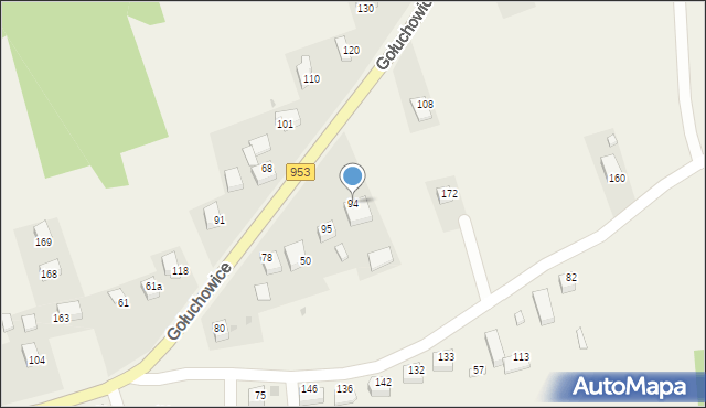 Gołuchowice, Gołuchowice, 94, mapa Gołuchowice