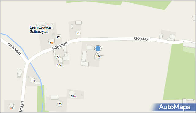 Gołyszyn, Gołyszyn, 49A, mapa Gołyszyn