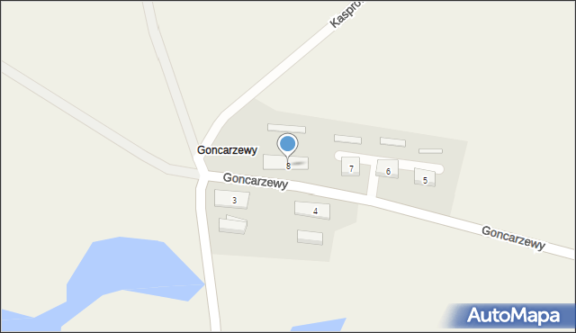 Goncarzewy, Goncarzewy, 8, mapa Goncarzewy