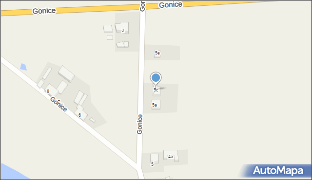 Gonice, Gonice, 5c, mapa Gonice