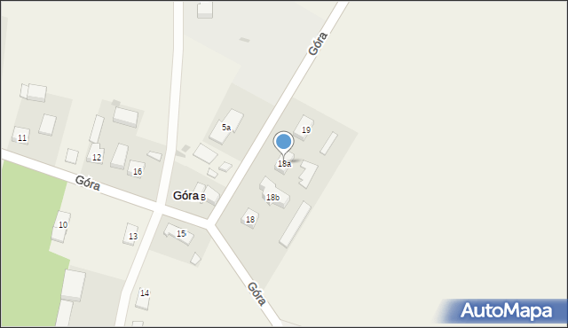 Góra, Góra, 18a, mapa Góra