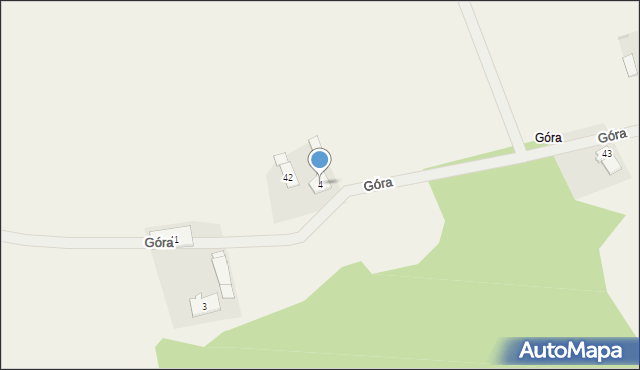 Góra, Góra, 4, mapa Góra