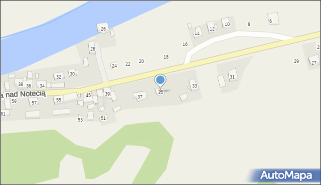 Góra nad Notecią, Góra nad Notecią, 35, mapa Góra nad Notecią