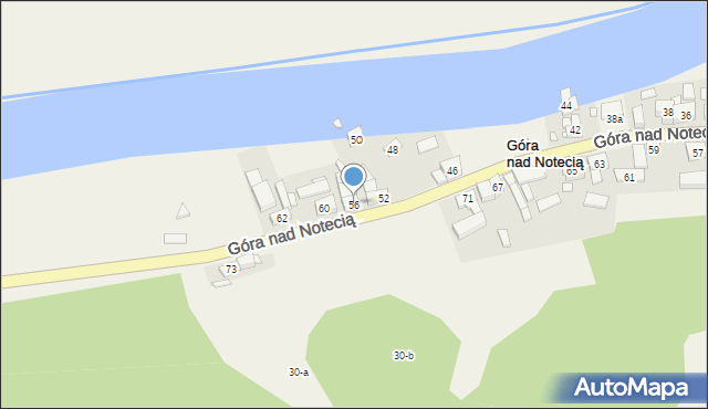 Góra nad Notecią, Góra nad Notecią, 56, mapa Góra nad Notecią