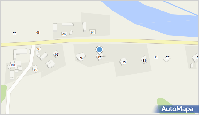 Góra nad Notecią, Góra nad Notecią, 87, mapa Góra nad Notecią