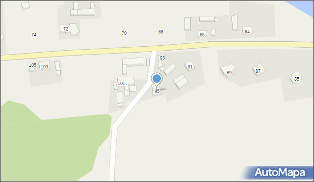 Góra nad Notecią, Góra nad Notecią, 95, mapa Góra nad Notecią