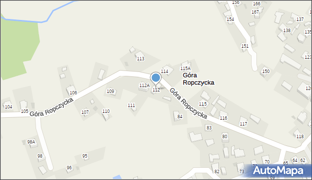 Góra Ropczycka, Góra Ropczycka, 112, mapa Góra Ropczycka