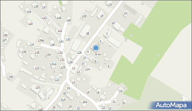 Góra Ropczycka, Góra Ropczycka, 7, mapa Góra Ropczycka