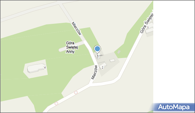 Góra Świętej Anny, Góra Świętej Anny, 3, mapa Góra Świętej Anny