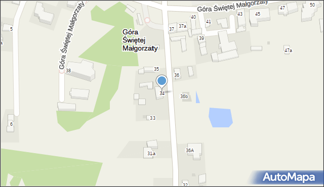 Góra Świętej Małgorzaty, Góra Świętej Małgorzaty, 34, mapa Góra Świętej Małgorzaty