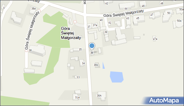 Góra Świętej Małgorzaty, Góra Świętej Małgorzaty, 36, mapa Góra Świętej Małgorzaty