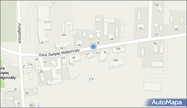 Góra Świętej Małgorzaty, Góra Świętej Małgorzaty, 47a, mapa Góra Świętej Małgorzaty
