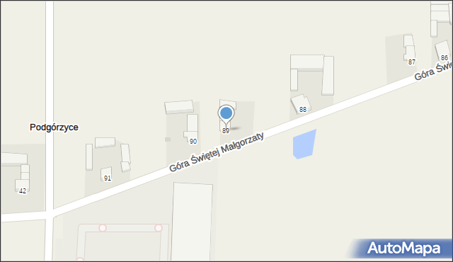 Góra Świętej Małgorzaty, Góra Świętej Małgorzaty, 89, mapa Góra Świętej Małgorzaty