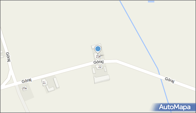 Góraj, Góraj, 21a, mapa Góraj