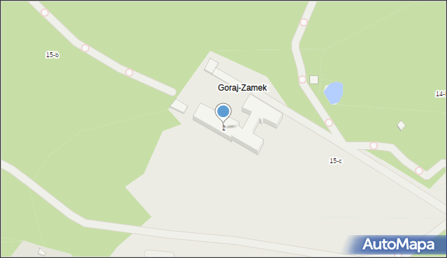 Goraj-Zamek, Goraj-Zamek, 2, mapa Goraj-Zamek