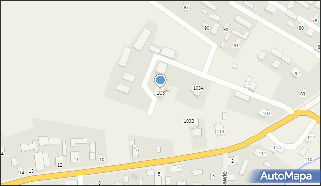 Gorajec-Stara Wieś, Gorajec-Stara Wieś, 103, mapa Gorajec-Stara Wieś