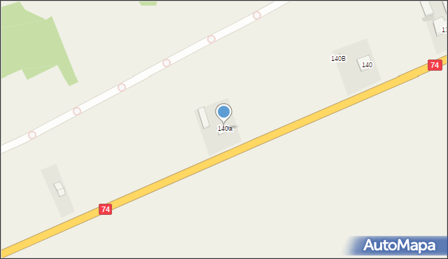 Gorajec-Zastawie, Gorajec-Zastawie, 140a, mapa Gorajec-Zastawie