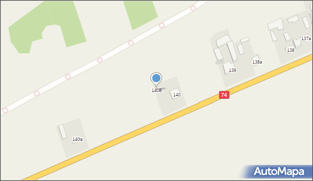 Gorajec-Zastawie, Gorajec-Zastawie, 140B, mapa Gorajec-Zastawie