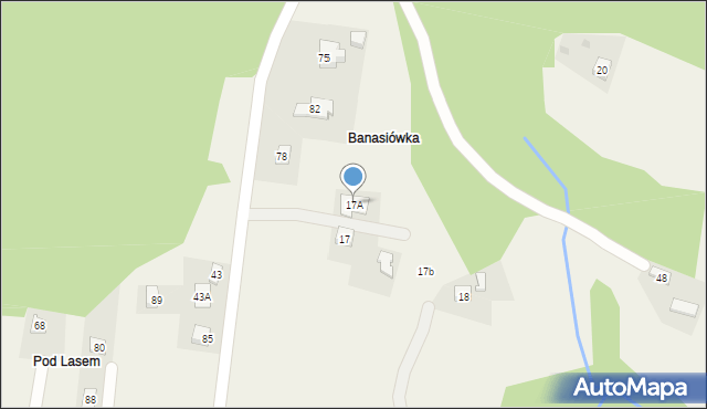 Gorajowice, Gorajowice, 17A, mapa Gorajowice