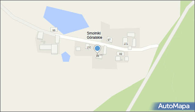 Górale, Górale, 98, mapa Górale