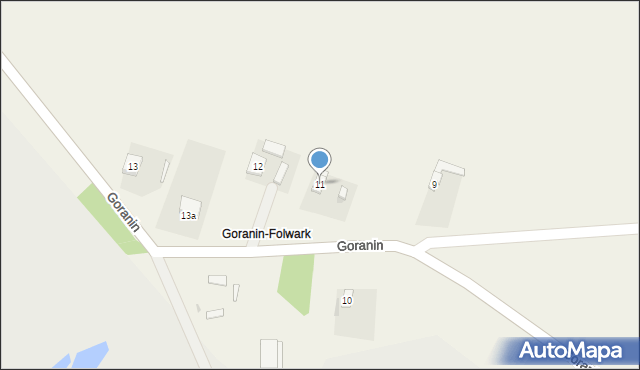 Goranin, Goranin, 11, mapa Goranin