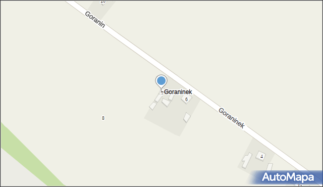Goraninek, Goraninek, 7, mapa Goraninek
