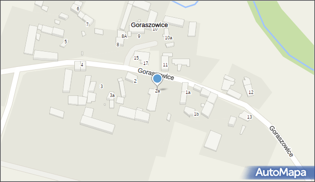 Goraszowice, Goraszowice, 2a, mapa Goraszowice