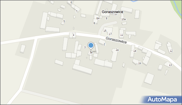 Goraszowice, Goraszowice, 3a, mapa Goraszowice