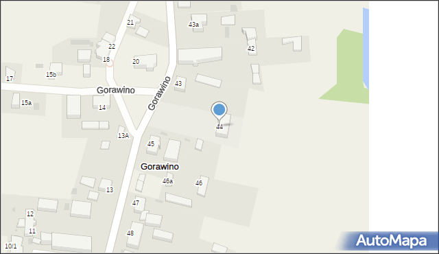 Gorawino, Gorawino, 44, mapa Gorawino