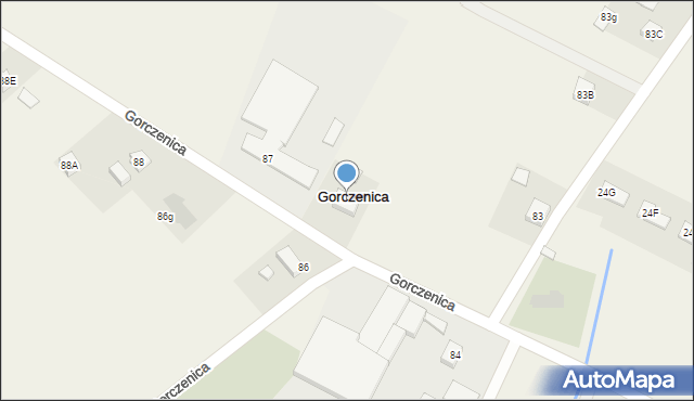 Gorczenica, Gorczenica, 85, mapa Gorczenica