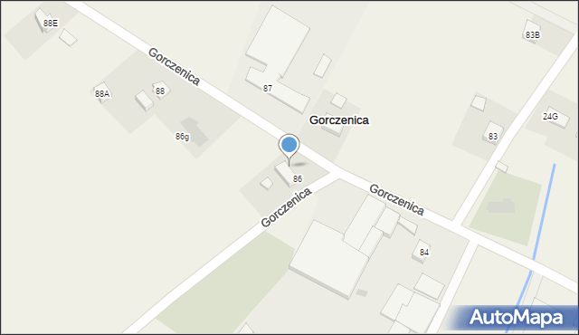 Gorczenica, Gorczenica, 86h, mapa Gorczenica