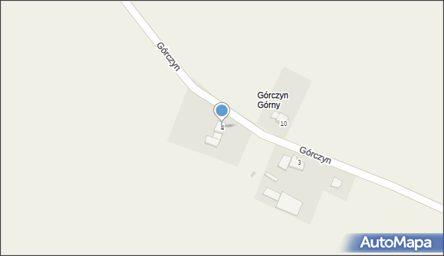 Górczyn, Górczyn, 4, mapa Górczyn