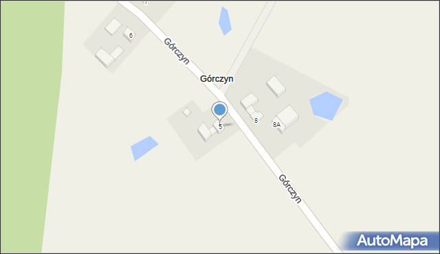 Górczyn, Górczyn, 5, mapa Górczyn