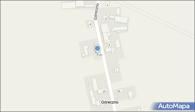Góreczno, Góreczno, 8, mapa Góreczno