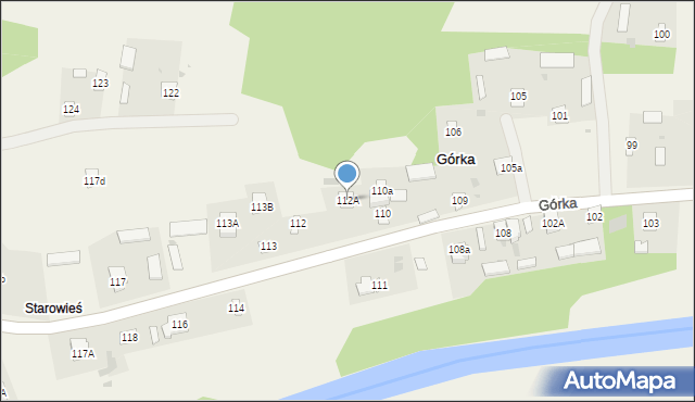 Górka, Górka, 112A, mapa Górka