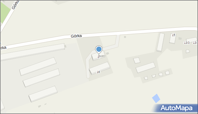 Górka, Górka, 17, mapa Górka