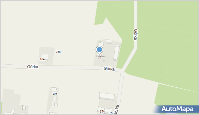 Górka, Górka, 16, mapa Górka